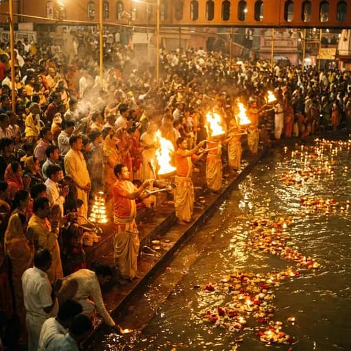 Har Ki Pauri — Ganga Aarti, Haridwar live darshan