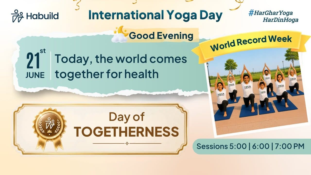 Saurabh Bothra — Pranayama & Yoga live darshan